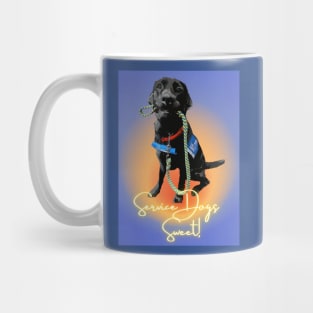 Sweet Black Lab Service Dog Mug